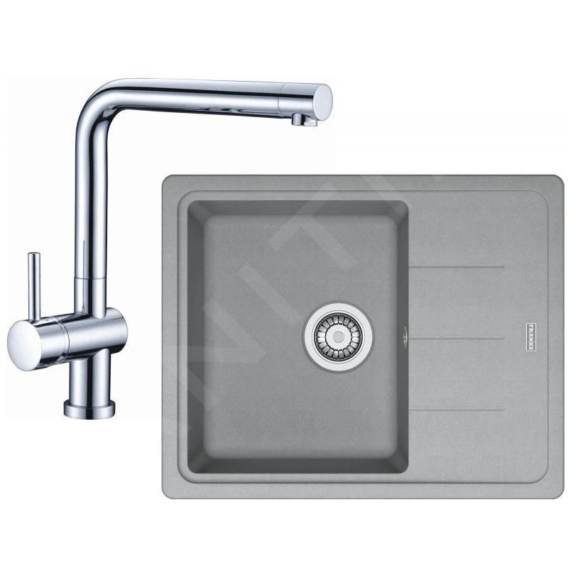 Franke Sets - Keukenset G95, Fragraniet Spoelbak BFG 611-62 + SAMOA Kraan, Steengrijs/chroom 114.0438.987 3 Franke Sets - Keukenset G95, Fragraniet Spoelbak BFG 611-62 + SAMOA Kraan, Steengrijs/chroom 114.0438.987